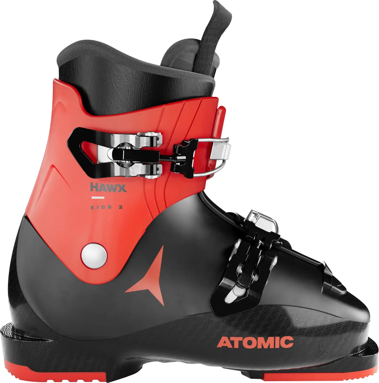 1566624-ATOMIC/HAWX KIDS 4 BLK/RED ジュニア スキーブーツ 4バックル 