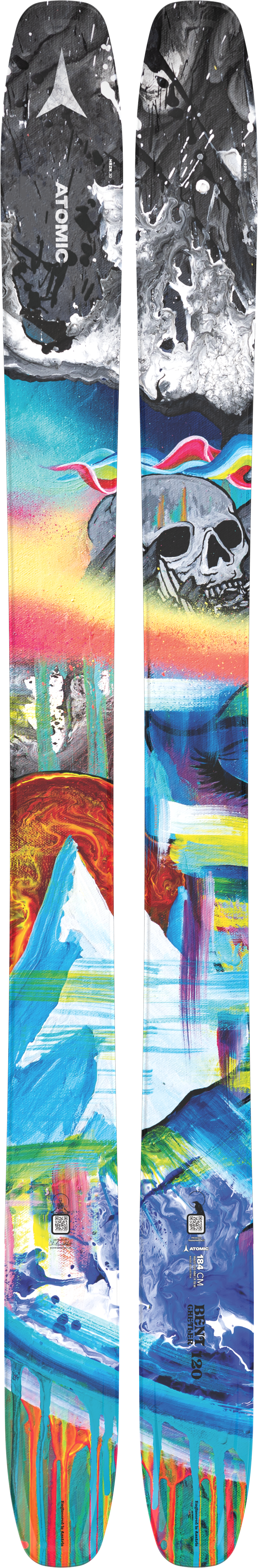 Atomic ベンチェトラ-スキー板 ロッカーカラフルデザイン Atomic ベンチェトラ-スキー板 ロッカーカラフルデザイン